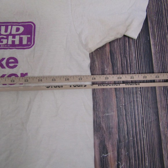 Vintage Fruit Of The Loom Buckeye Road Race Shirt Mens Medium White Cycling Tee - Picture 7 of 8